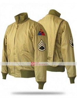 Fury Brad Pitt Bomber WW2 Jacket