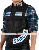 Sons of Anarchy Charlie Hunnam (Jax Teller) Leather Vest Sons of Anarchy Charlie Hunnam (Jax Teller) Leather Vest