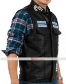 Sons of Anarchy Charlie Hunnam (Jax Teller) Leather Vest Sons of Anarchy Charlie Hunnam (Jax Teller) Leather Vest