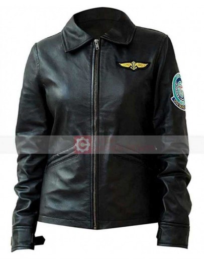 Top Gun Kelly McGillis Leather Jacket