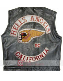 Hells Angels Men's Biker Leather Vest
