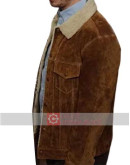 Christmas with the Campbells Justin Long Suede Leather Jacket