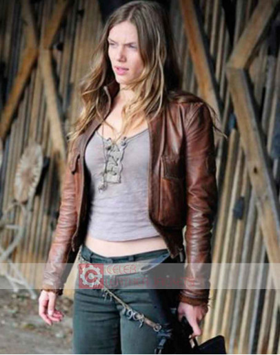 Revolution Tracy Spiridakos (Charlie Matheson) Leather Jacket