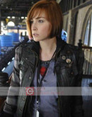 Warehouse 13 Allison Scagliotti (Claudia Donovan) Leather Vest