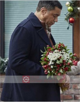A Christmas Together with You Harry Lennix (Frank) Wool Coat