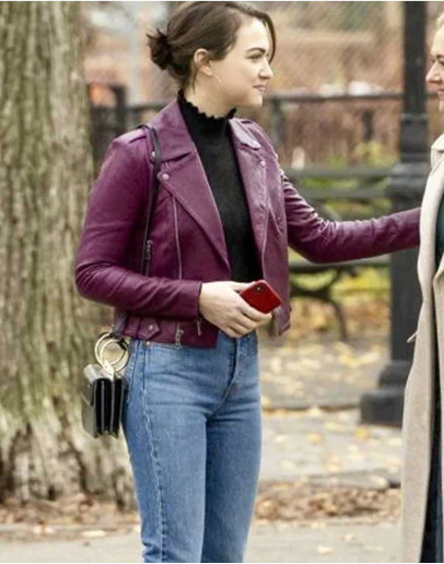 God Friended Me Violett Beane (Cara Bloom) Leather Jacket
