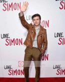Love Simon Nick Robinson (Simon) Leather Jacket