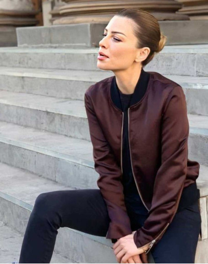 Lucifer Lauren German (Chloe Decker) Bomber Jacket