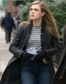 Manifest Melissa Roxburgh (Michaela Stone) Black Trench Coat
