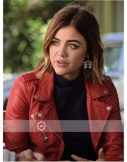 Pretty Little Liars Lucy Hale (Aria Montgomery) Leather Jacket