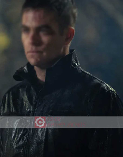 The Contractor Chris Pine (James Harper) Leather Jacket 