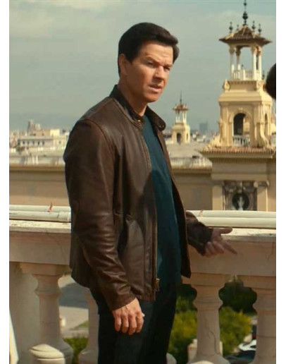 Uncharted Mark Wahlberg (Victor Sullivan) Leather Jacket