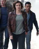 Whiskey Cavalier Lauren Cohan (Frankie Trowbridge) Leather Jacket
