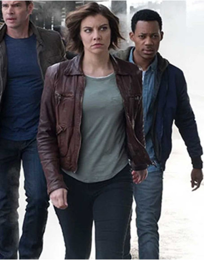 Whiskey Cavalier Lauren Cohan (Frankie Trowbridge) Leather Jacket