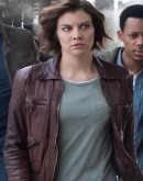 Whiskey Cavalier Lauren Cohan (Frankie Trowbridge) Leather Jacket