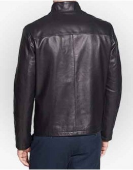 Moto Men's Black Leather Jacket 