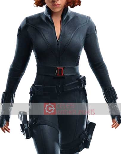 Avengers: Age of Ultron Scarlett Johnsson (Black Widow) Leather Jacket