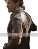 Bloodshot Sam Heughan (Jimmy Dalton) Brown Leather Jacket