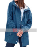 Killing Eve Sandra Oh (Eve Polastri) Blue Cotton Jacket