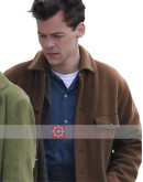 My Policeman (Younger Tom) Harry Styles Brown Wool Jacket