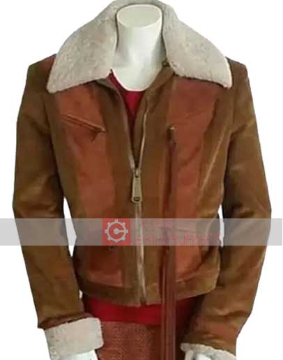 Superman and Lois Lana Lang Cushing Brown Suede Jacket