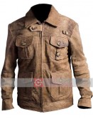The Expendables 2 (Lee Christmas) Jason Statham Leather Jacket