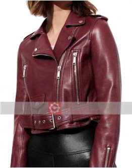13 Reasons Why (Jessica Davis) Alisha Boe Leather Jacket