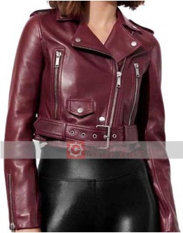13 Reasons Why (Jessica Davis) Alisha Boe Leather Jacket