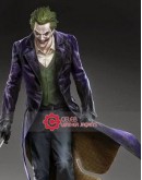 Batman: Arkham Knight Joker Origins Leather Trench Coat