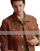 Emily in Paris Lucas Bravo (Gabriel) Brown Jacket