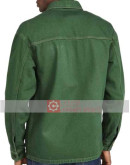 Emily in Paris Lucas Bravo Green Cotton Jacket