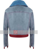 Love Life Zoe Chao (Sara Yang) Blue Leather Jacket