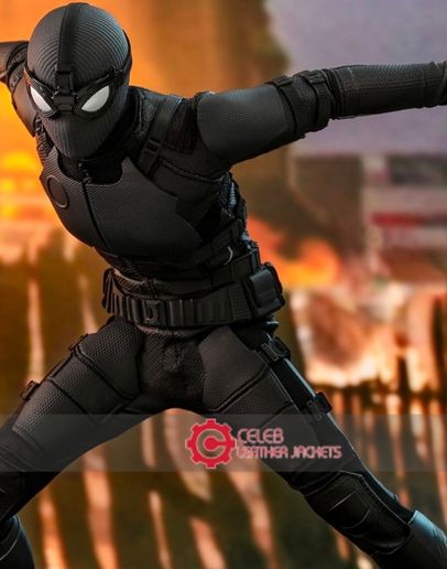 Spider-man Far From Home Tom Holand (Peter Parker) Black Costume