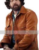 The Equalizer Harry Keshegian Brown Leather Jacket
