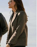 Operation Fortune Ruse de guerre Aubrey Plaza Wool Blazer