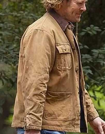 Pieces of Her Aaron Jeffery Cotton Jacket