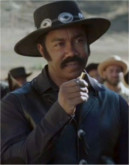 Outlaw Johnny Black 2023 Michael Jai White Leather Vest