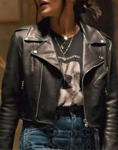 Puppy Love 2023 Lucy Hale Leather Jacket
