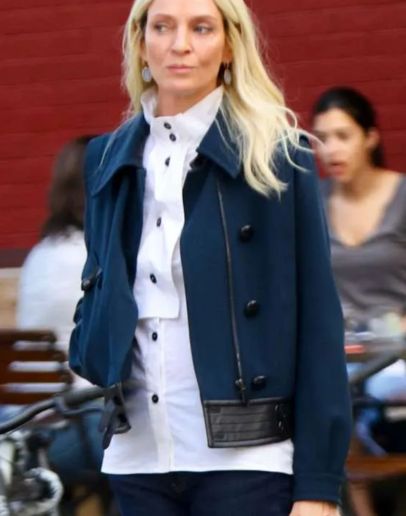 The Kill Room (Patrice) Uma Thurman Wool Jacket