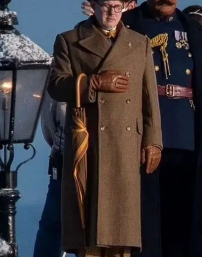 Wonka 2023 Matt Lucas Wool Coat