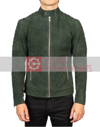 Fernando Quilted Green Jacket