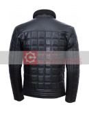 Men’s Trimmed Black Quilted Jacket