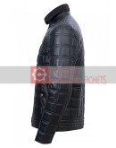 Men’s Trimmed Black Quilted Jacket