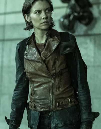 The Walking Dead City Maggie Greene Leather Vest