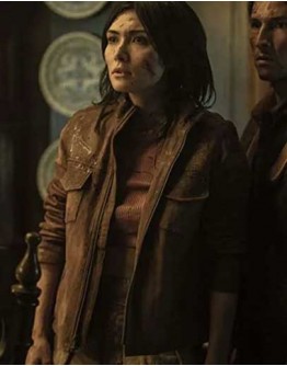 Tales of the Walking Dead Daniella Pineda Suede Leather Jacket