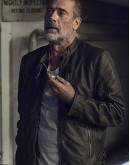The Walking Dead Negan Black Leather Jacket