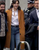 Heart of Stone Gal Gadot Wool Coat