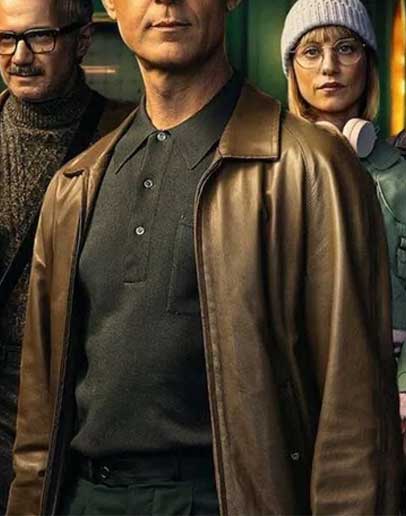 Berlin 2023 Pedro Alonso Leather Jacket