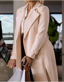 Ted Lasso S03 Rebecca Welton Wool Trench Coat