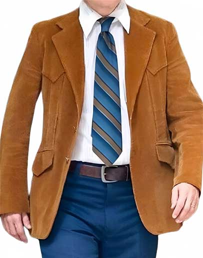 The Crowded Room 2023 Will Chase Velvet Blazer
